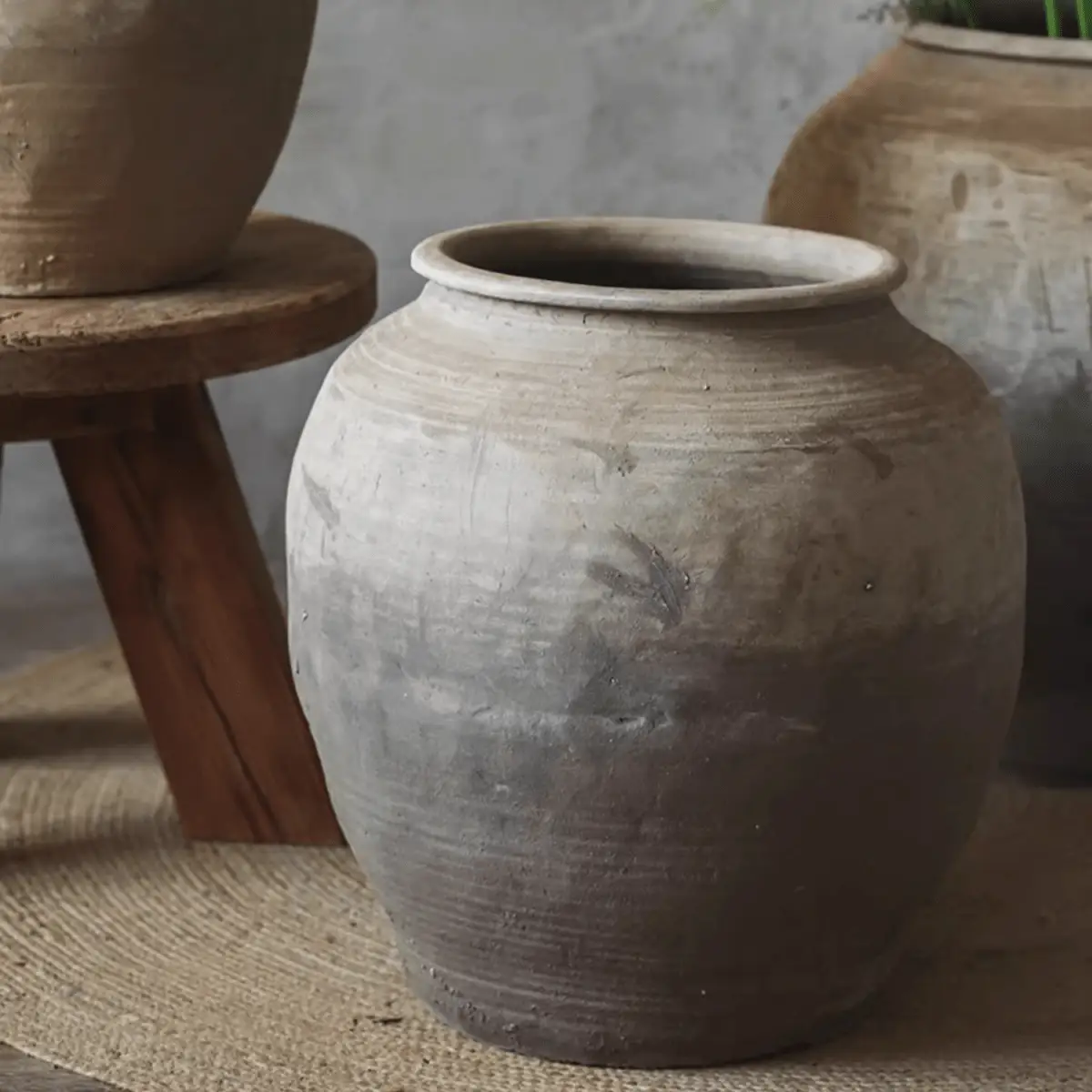 Round Earthenware Pot by RusticReach