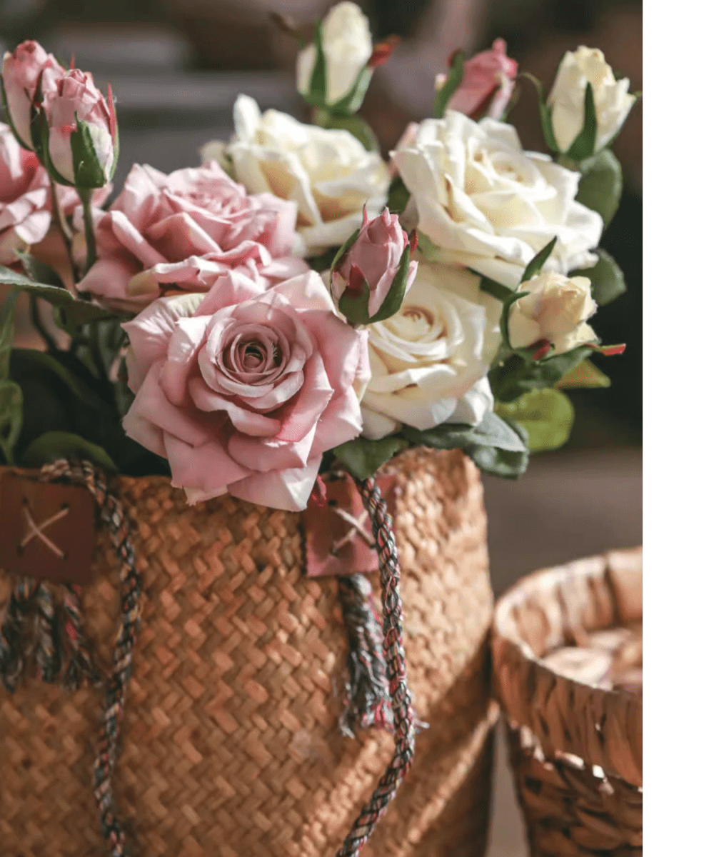 Rolled Edge American Rose Stem 18" Tall by RusticReach