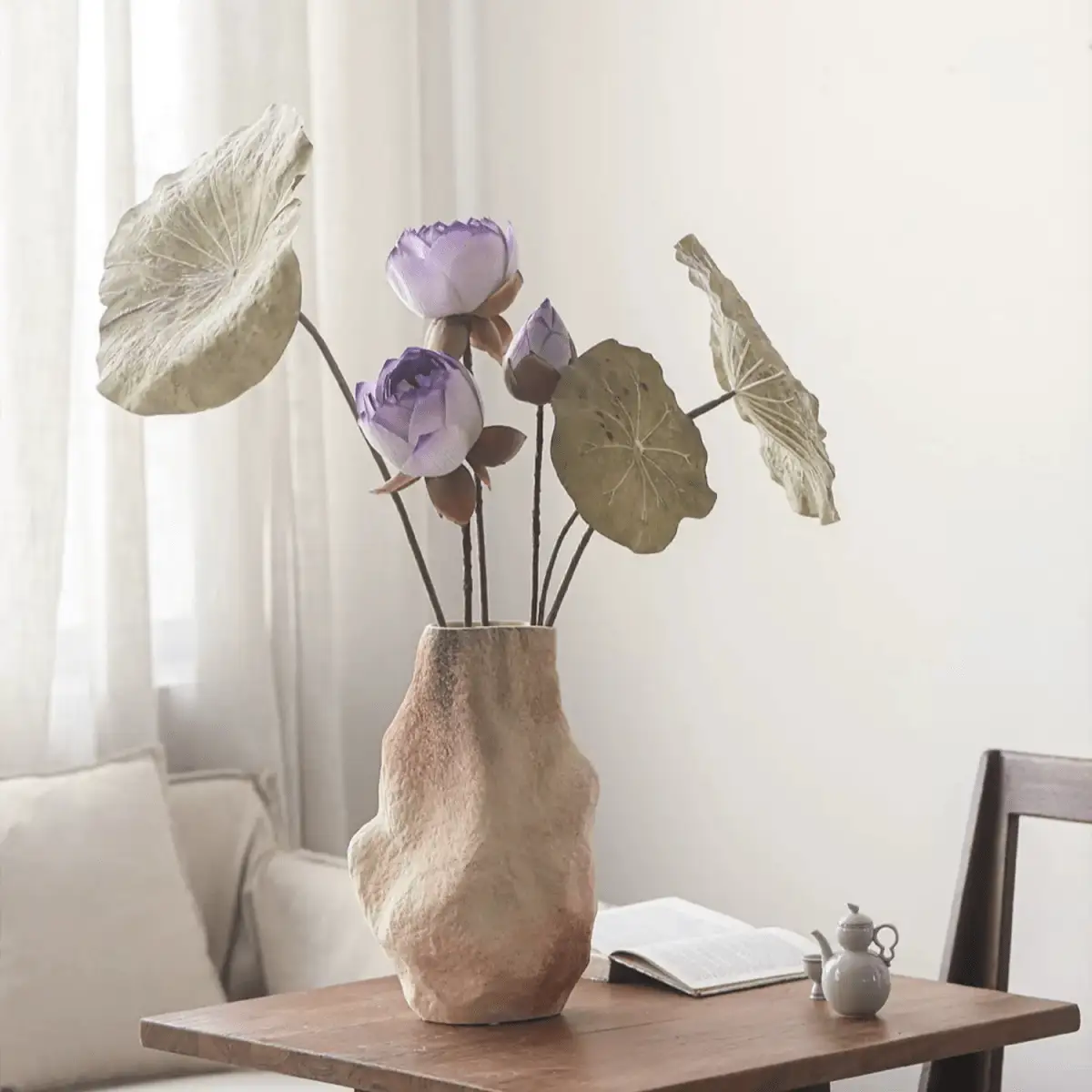 Artificial Rustic Lotus Stem by RusticReach