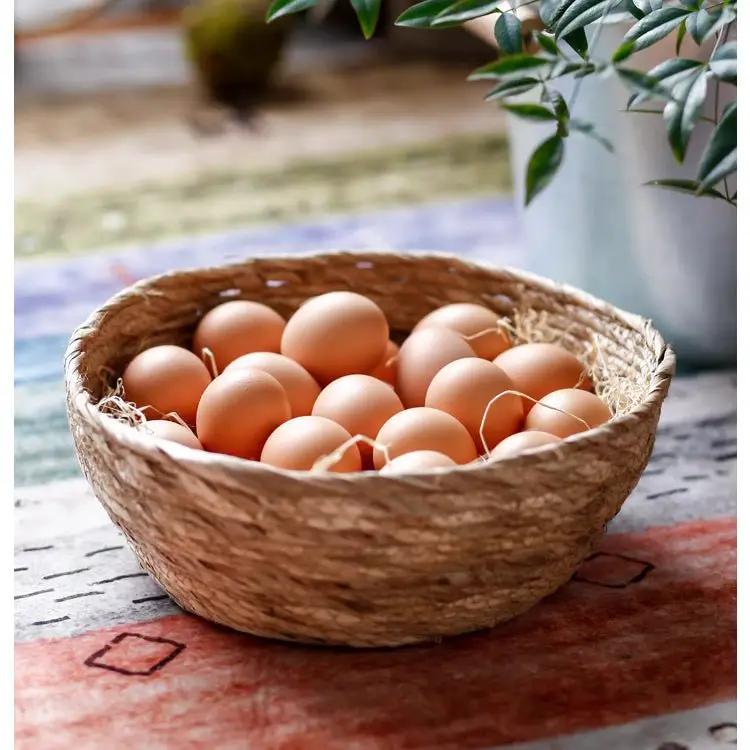 Seagrass Bowl Basket for Storage or Display by RusticReach