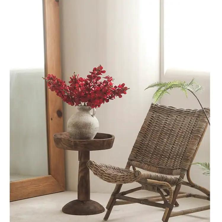 Single Red Orchid Stem 24" Tall by RusticReach