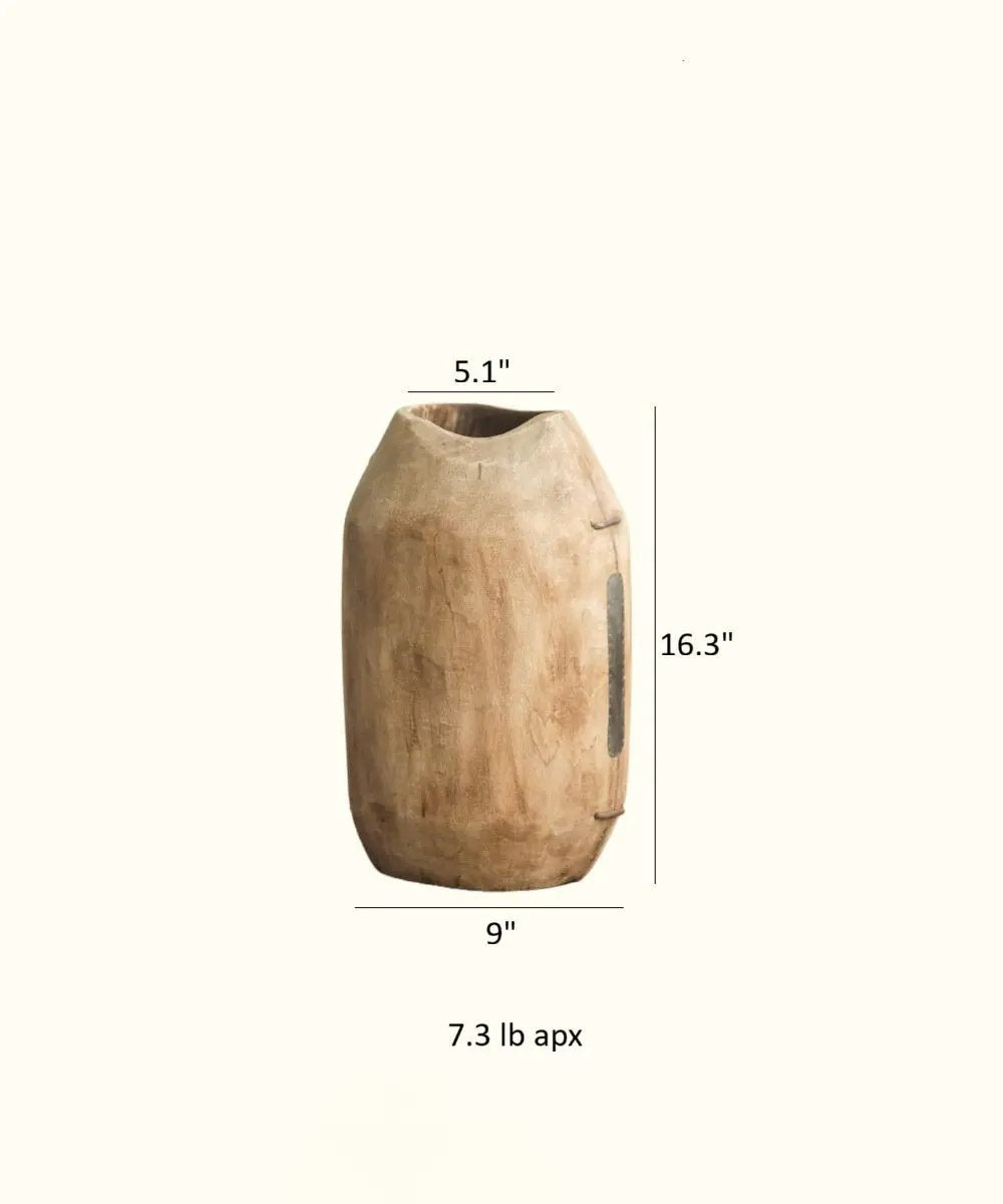 Homestead Solid Wood Décor Vase by RusticReach