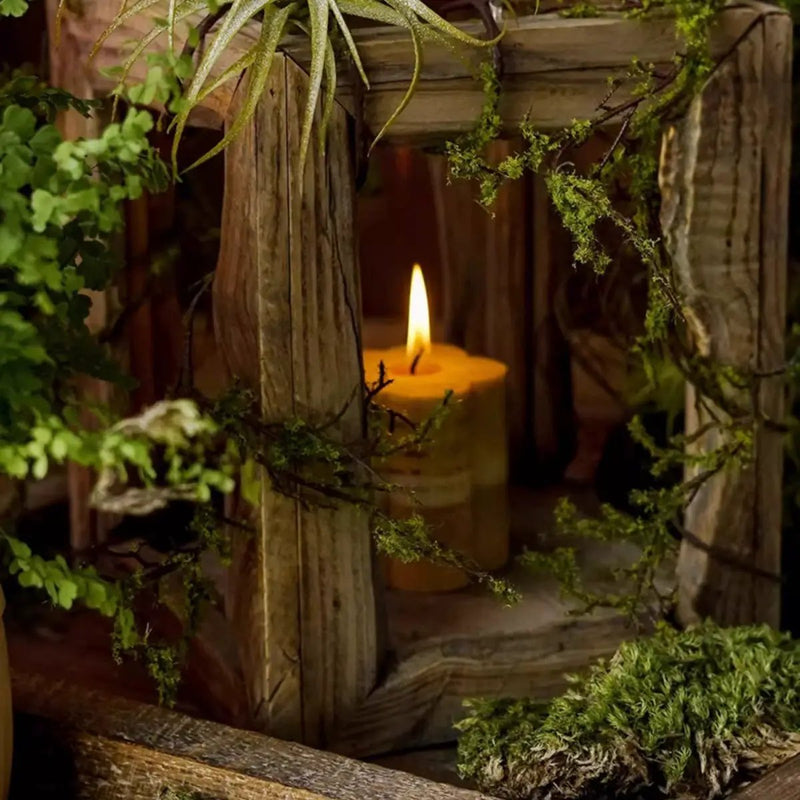 Farmhouse Wooden Lantern Hanging or Tabletop by RusticReach