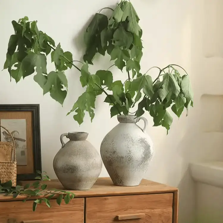 Watertight One Handle Pottery Vase by RusticReach