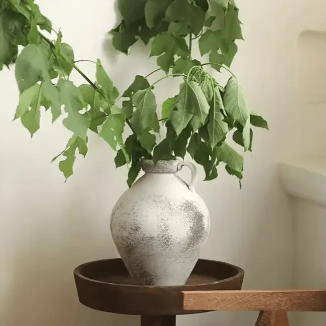 Watertight One Handle Pottery Vase by RusticReach