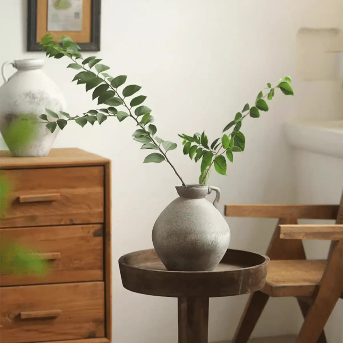 Watertight One Handle Pottery Vase by RusticReach