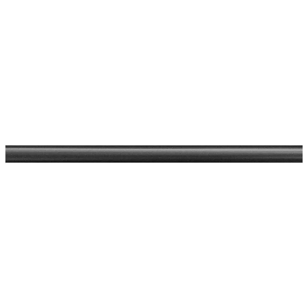 Eastern Black 0.5x12 Honed Pencil Marble Tile Trim (10 pack, 0.5 sq ft/case) by Apollo Tile