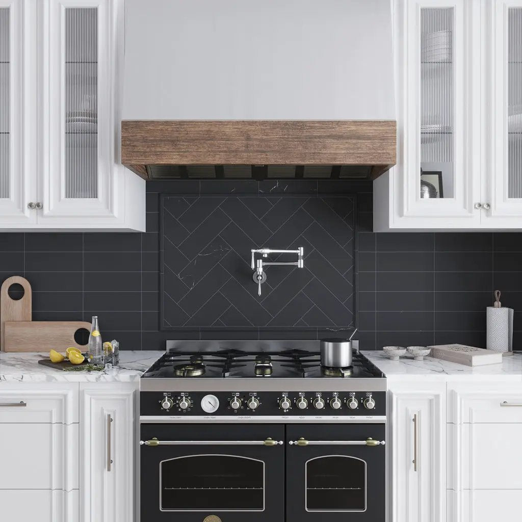 Eastern Black 0.8x12 Honed Pencil Marble Tile Trim (10 pack, 0.667 sq ft/case) by Apollo Tile