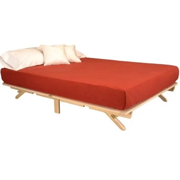 Farmhouse Queen Size Solid Wood Platform Bed Made in USA by HomePacific