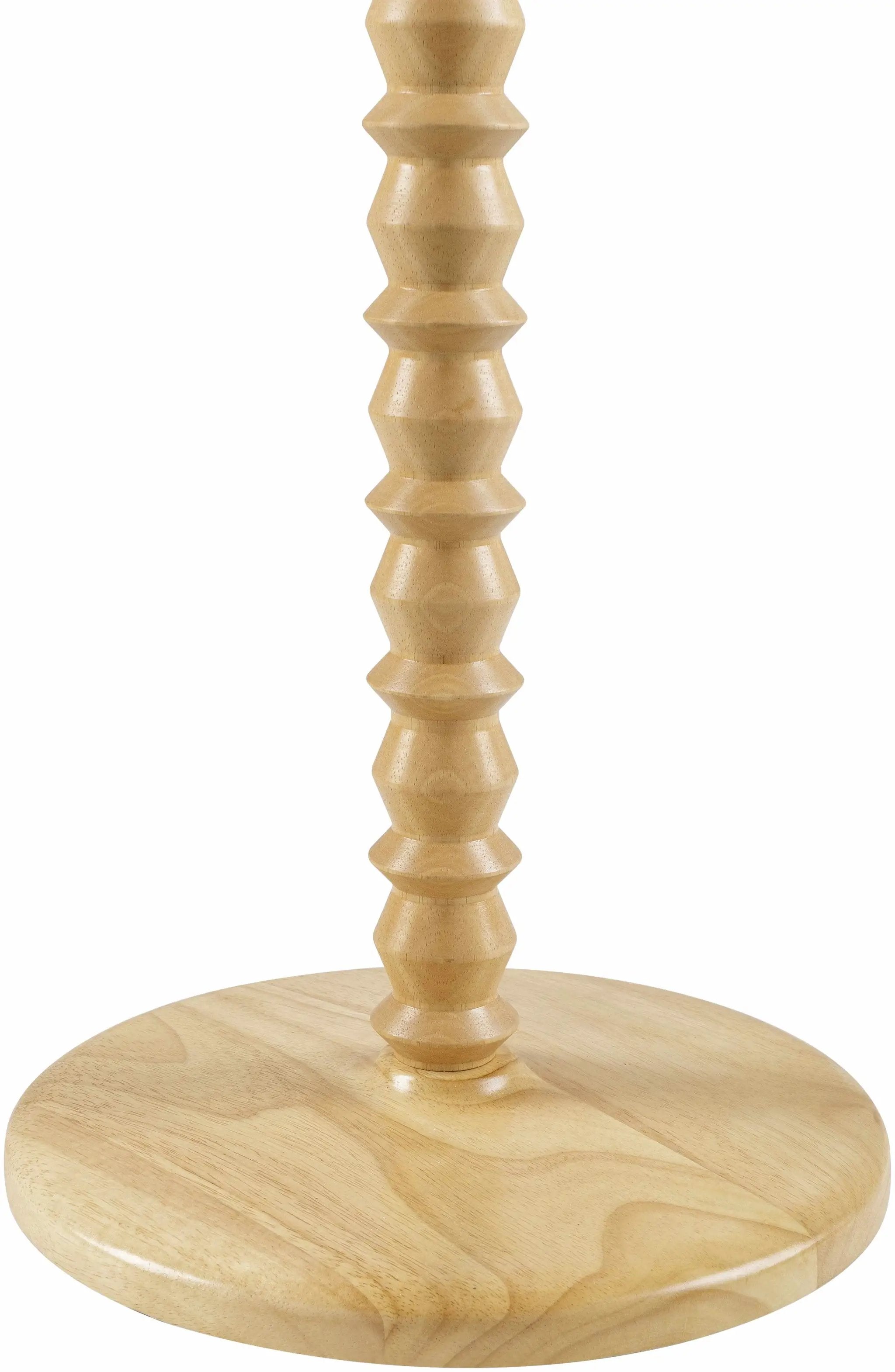 Motozintla Cream Wood Floor Lamp by Boutique Rugs