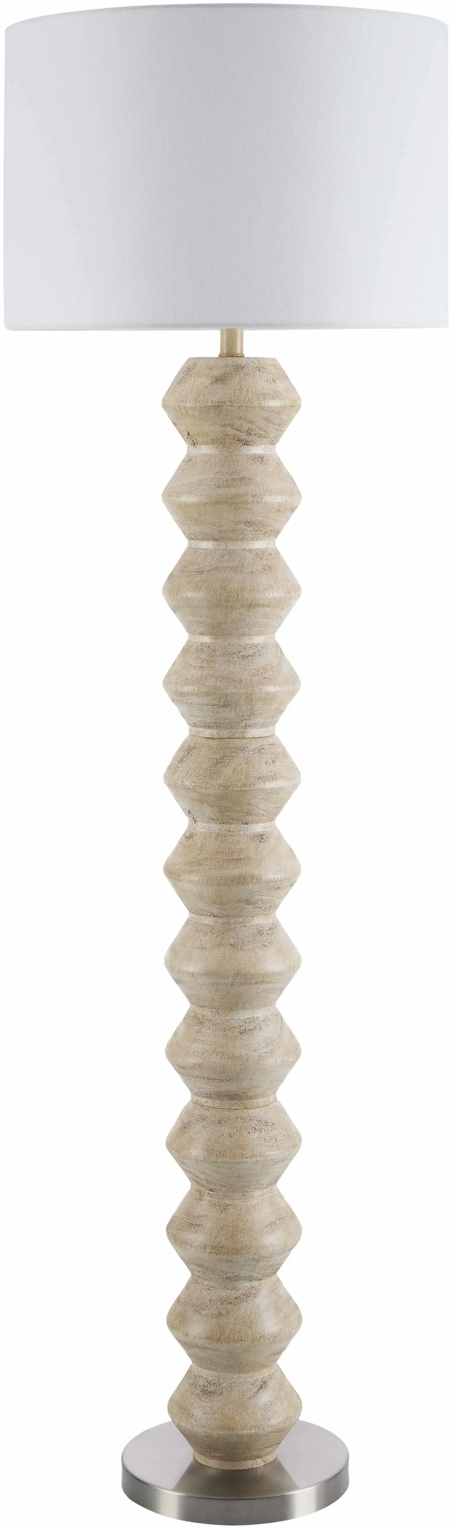 Matozinhos Ivory Floor Lamp by Boutique Rugs