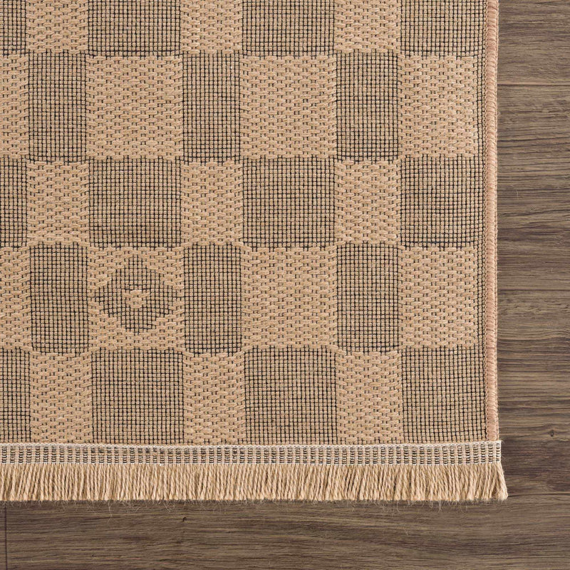 Nairi Checkered Washable Jute Rug by Hauteloom