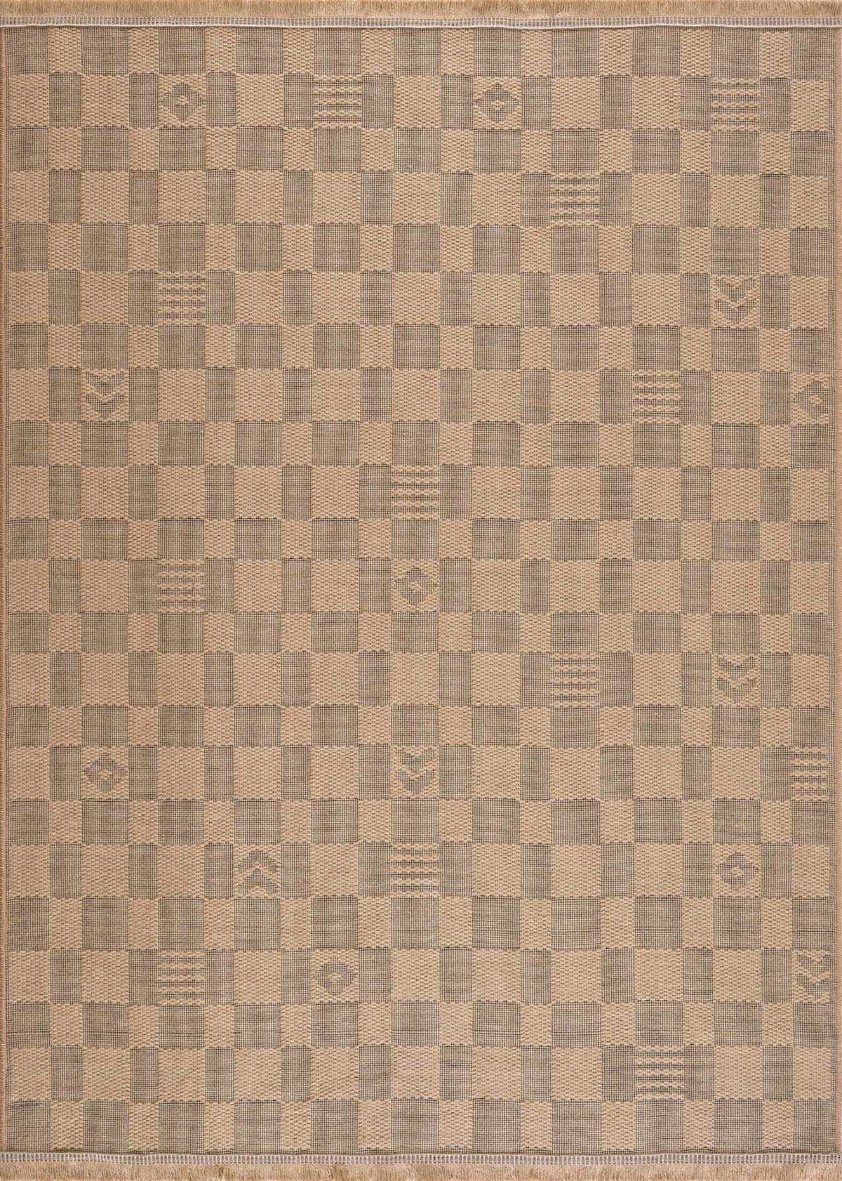 Nairi Checkered Washable Jute Rug, photo 3 of 11