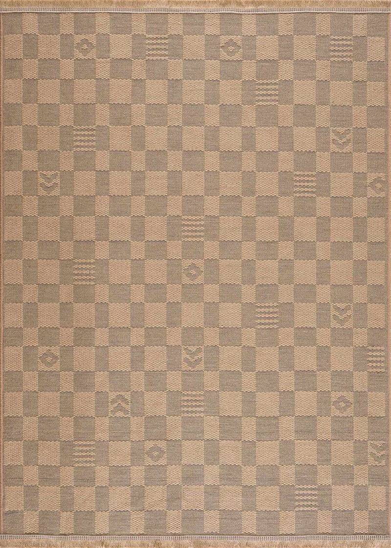 Nairi Checkered Washable Jute Rug by Hauteloom