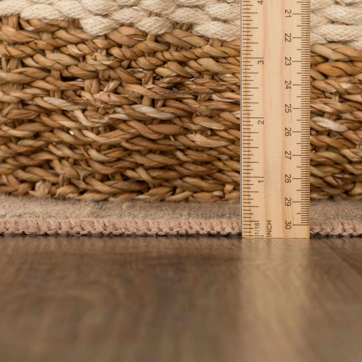 Nairi Checkered Washable Jute Rug, photo 8 of 11