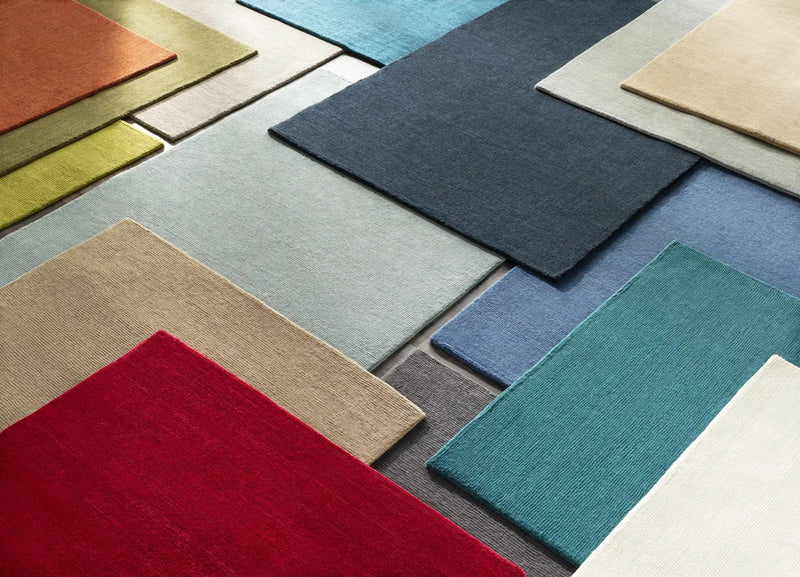 Brockton Solid Dusty Sage Wool Rug by Boutique Rugs