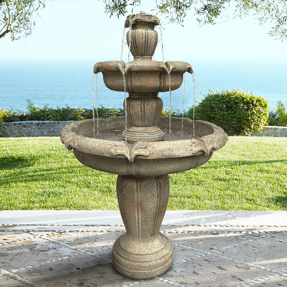 Concrete 3 Tier Water Fountain Large Estate, photo 10 of 19