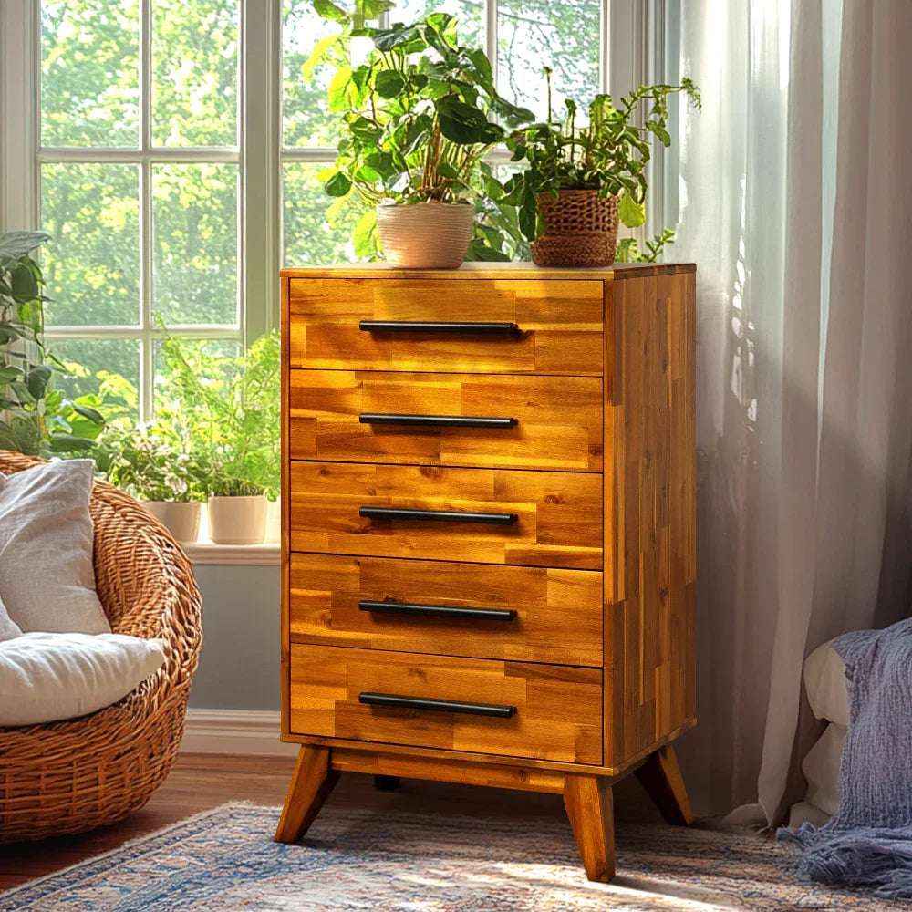 Linea Solid Wood Dresser by Megsu