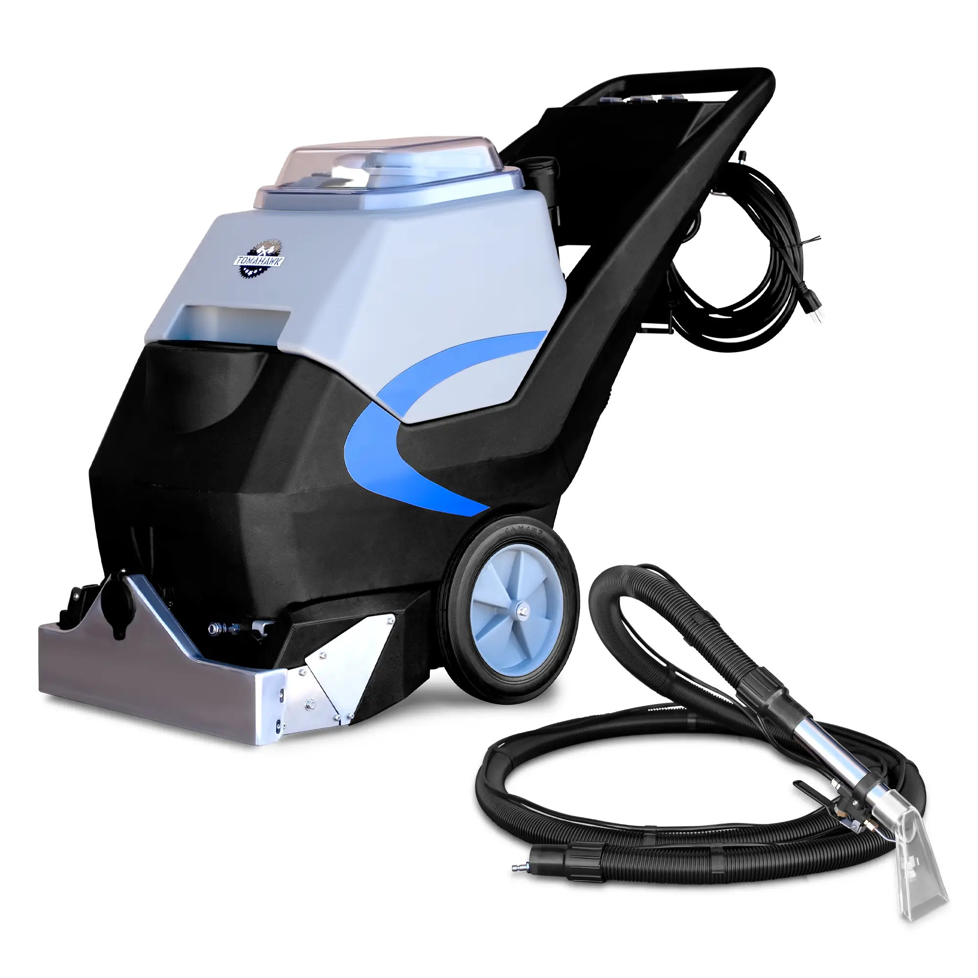 3-in-1 Commercial Carpet Extractor Cleaner, 18” Width, 9 Gallon Dual Tanks, Dual 1000W Motors for Hotels, Offices & Upholstery by Tomahawk Power