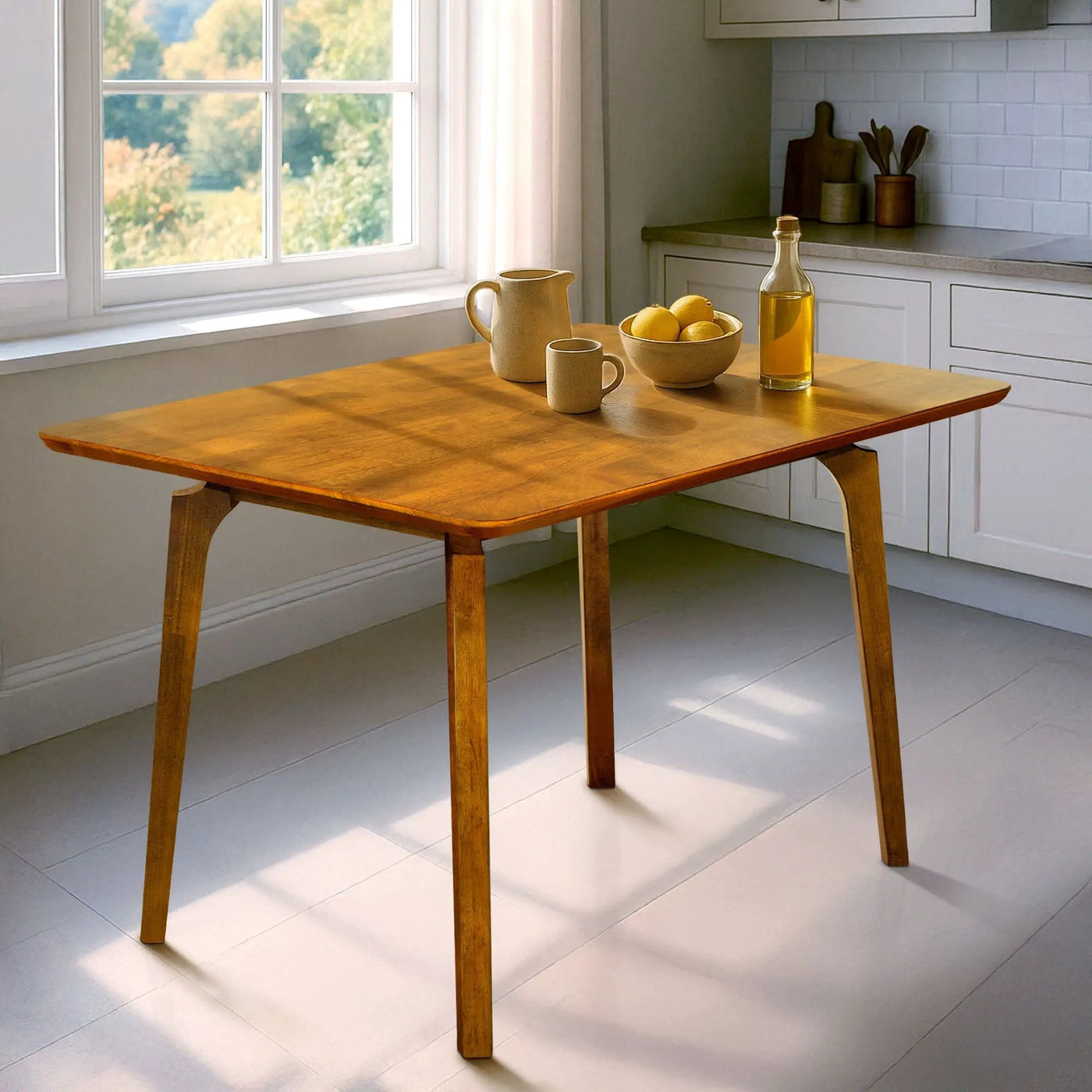 Verve 48 inches Solid Wood Dining Table by Megsu