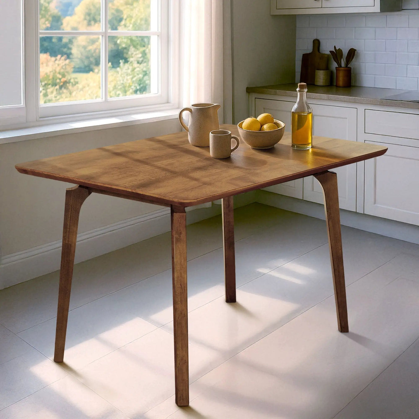 Verve 48 inches Solid Wood Dining Table by Megsu