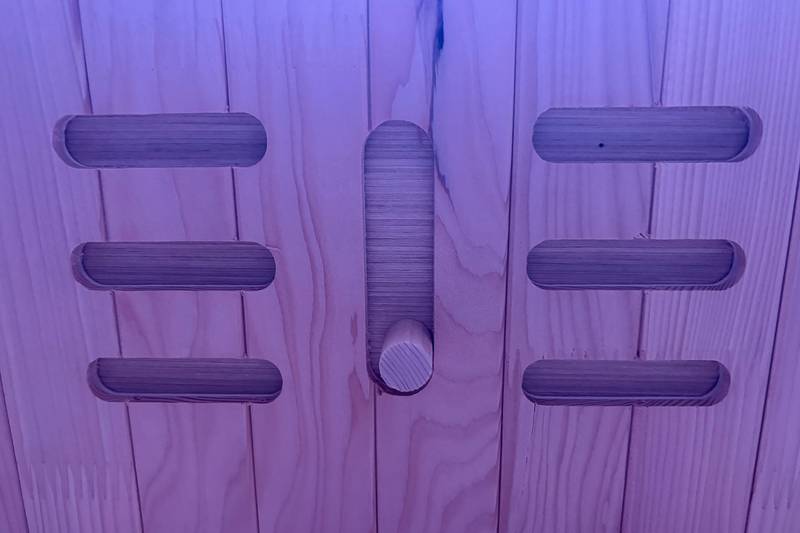 Blisspod | Malmo | All-In-One | Infrared + Red Light Therapy | Premium Sauna | Low EMF | LED Chromotherapy | 2 Person, installed in a room