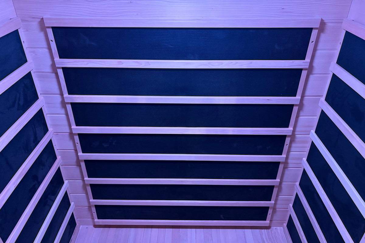 Blisspod | Malmo | All-In-One | Infrared + Red Light Therapy | Premium Sauna | Low EMF | LED Chromotherapy | 2 Person, installed in a room