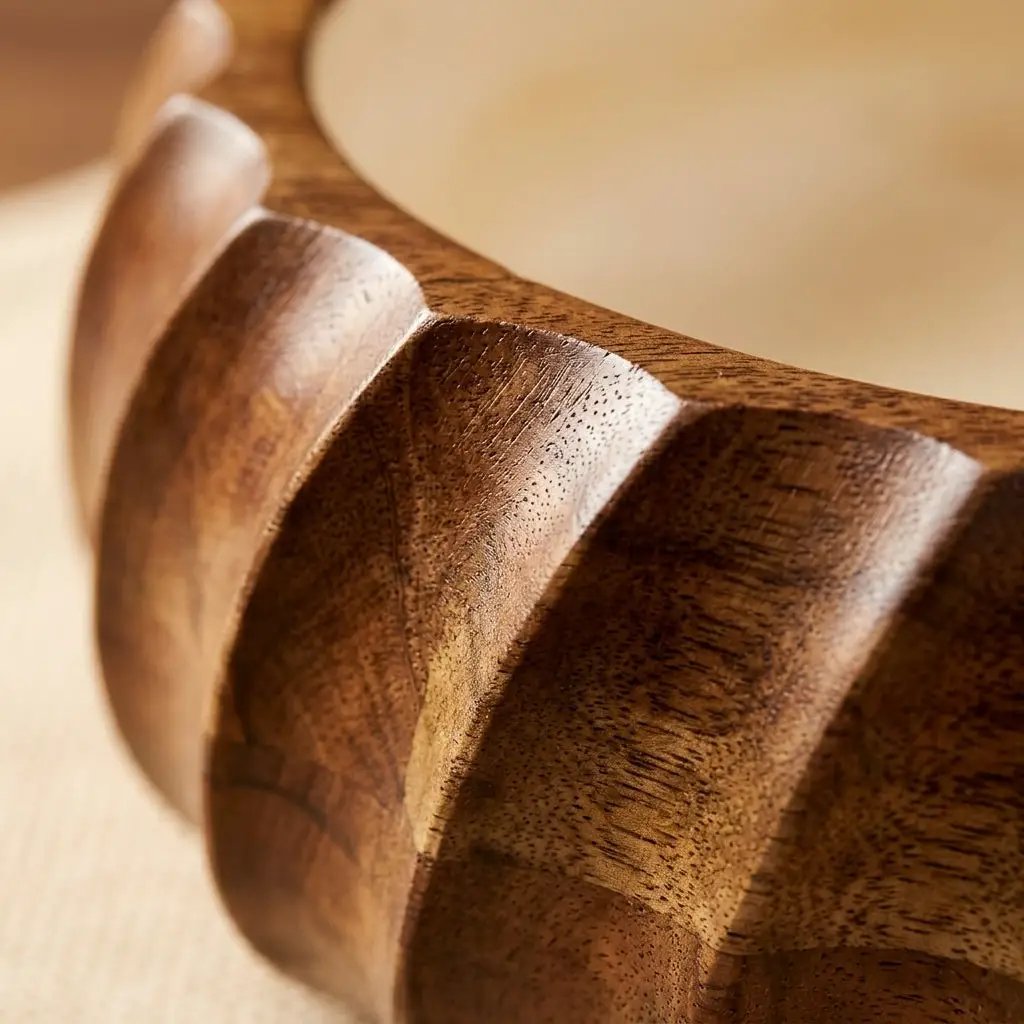House of Avana Pink Mango Wood Gravy Bowl by House Of Avana
