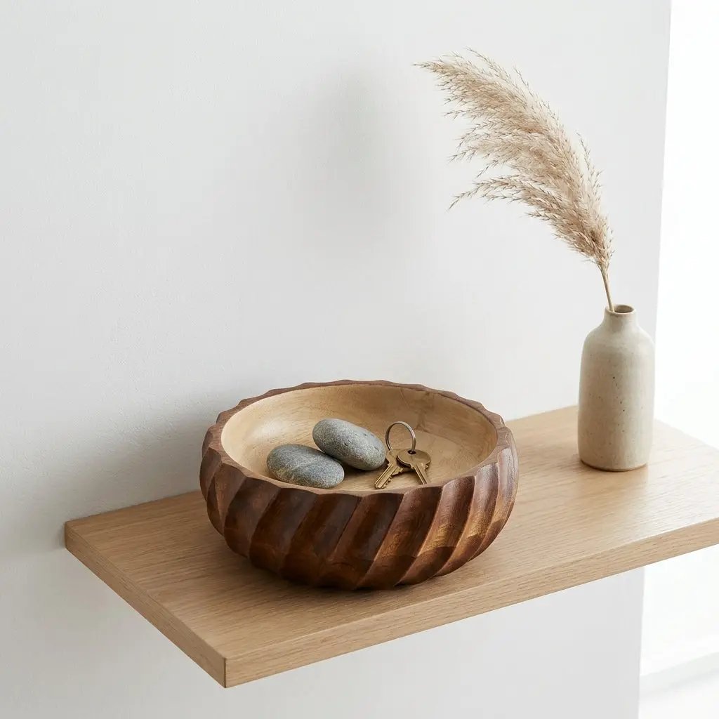 House of Avana Pink Mango Wood Gravy Bowl by House Of Avana