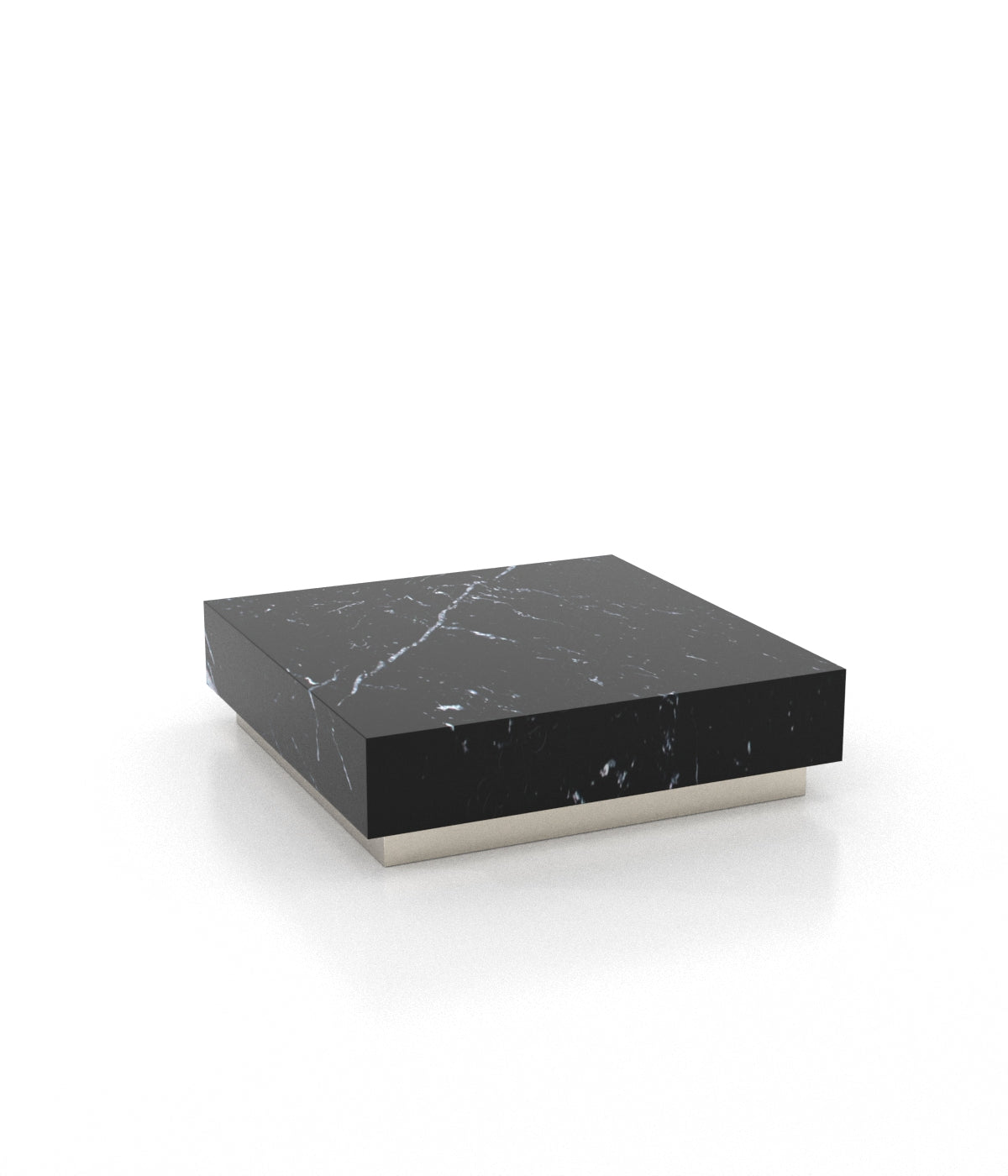 Firenze Square Plinth Coffee Table by Zicana Boutique