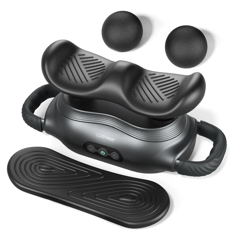 Massage Gun Deep Tissue with 3 Switchable Massage Heads and 3 Modes-Black by DirectDeals