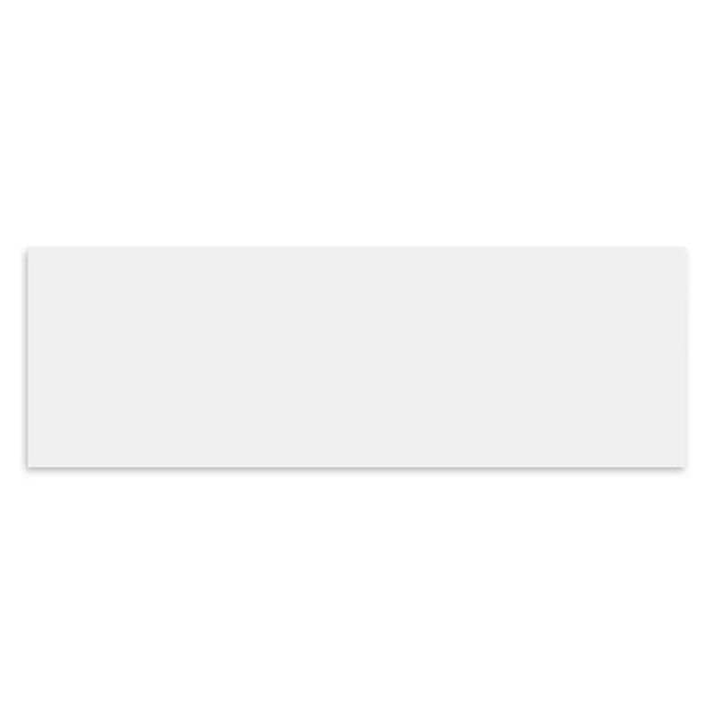 White 12x36 Field Satin Ceramic Tile (6 pack, 17.16 sq ft/case) by Apollo Tile