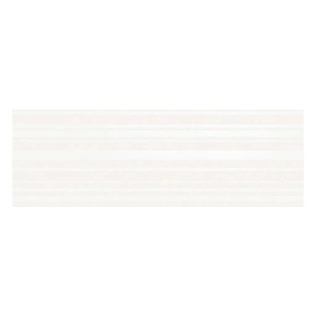 White 12x36 Satin Field Ceramic Tile (6 pack, 17.16 sq ft/case) by Apollo Tile