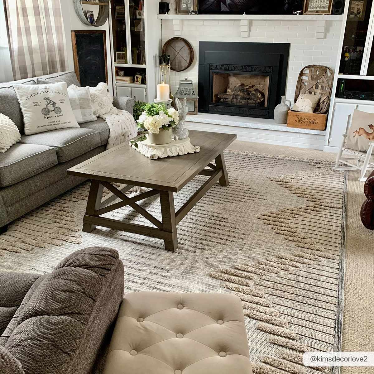 Maulawin High-Low Rustic Rug by Boutique Rugs