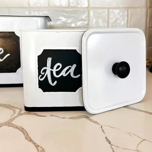 Customizable Metal Kitchen Canisters, Set of Three by Decor Steals