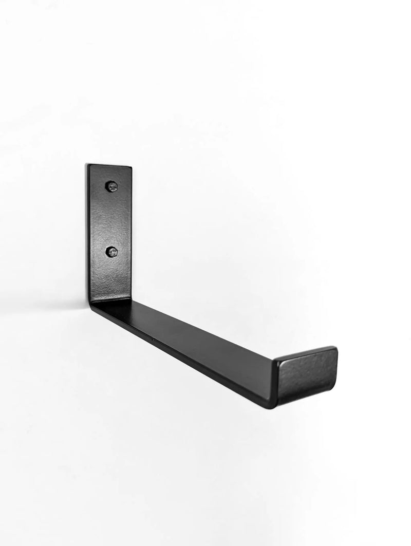 Thick Mahogany Board only (for Cascade Iron J Brackets) | Brackets fulfilled by Cascade Iron by NookWoodworking