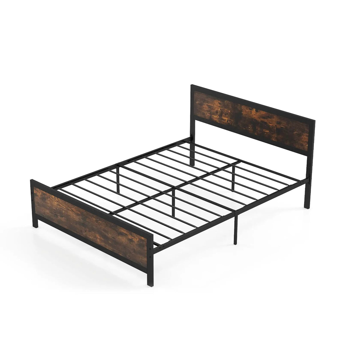Metal Bed Frame with Headboard and Footboard, photo 3 of 10