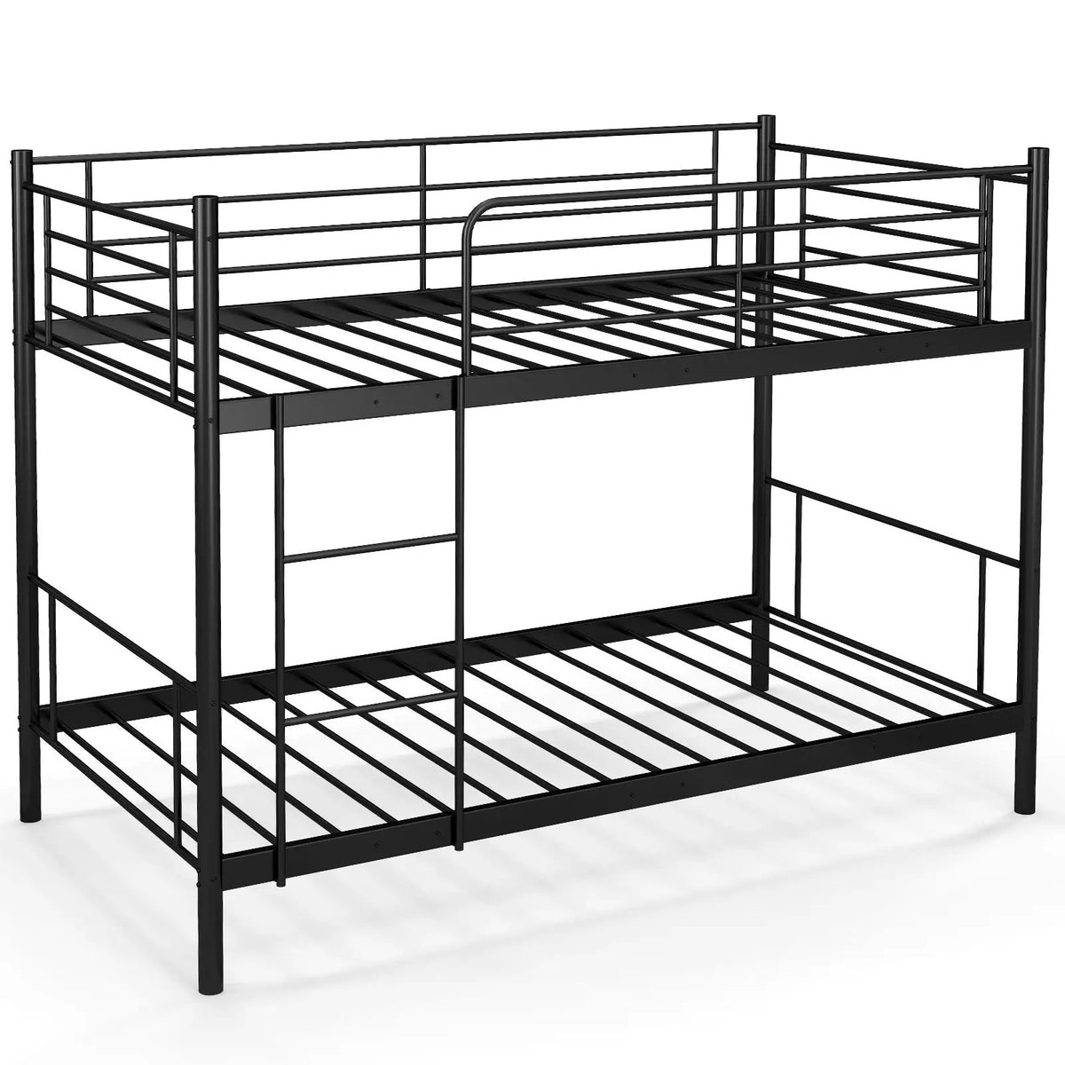 Metal Bunk Bed with Ladder and Full-length Guardrails, photo 3 of 9