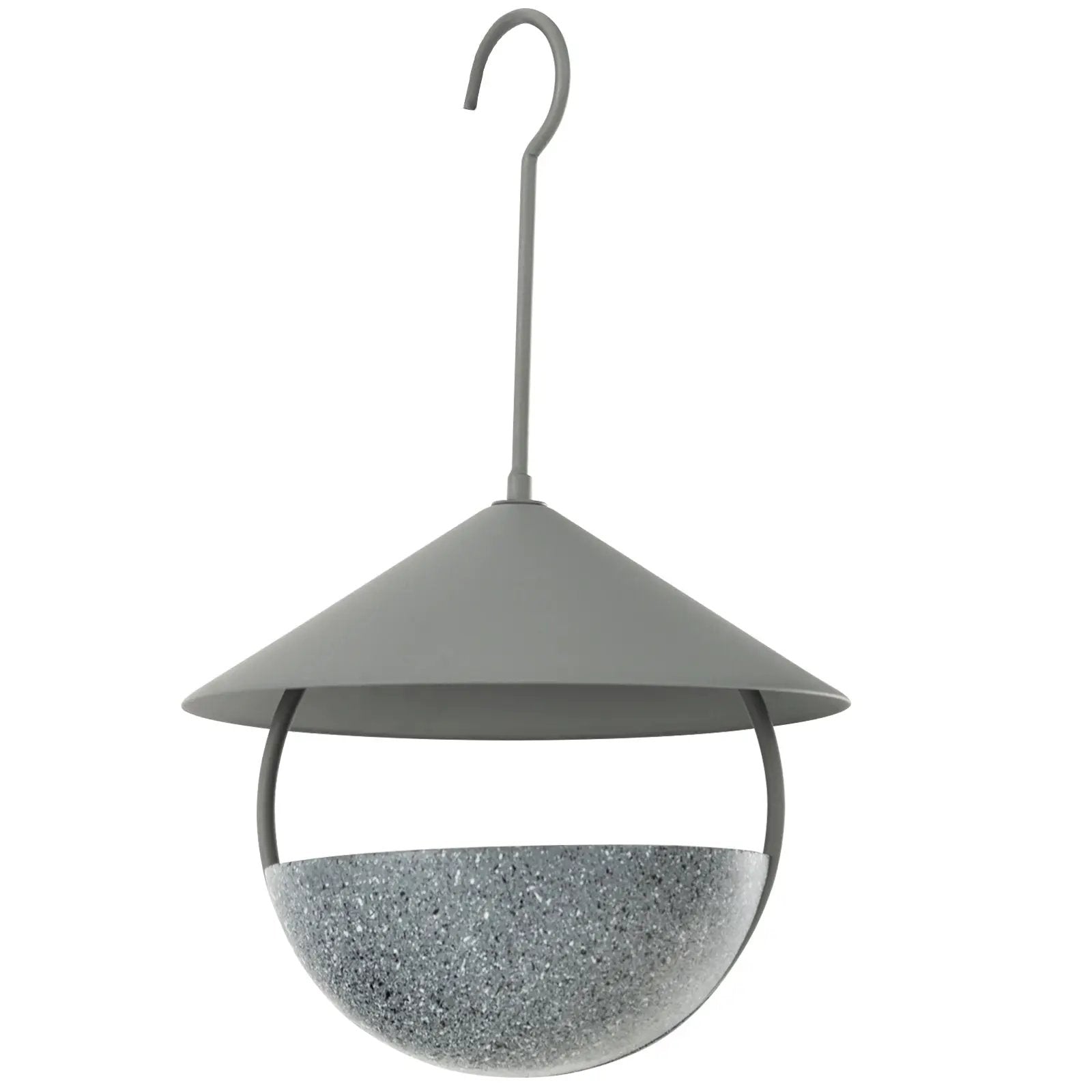 Metal Hanging Bird Feeder and Bath with Weatherproof Dome by DirectDeals