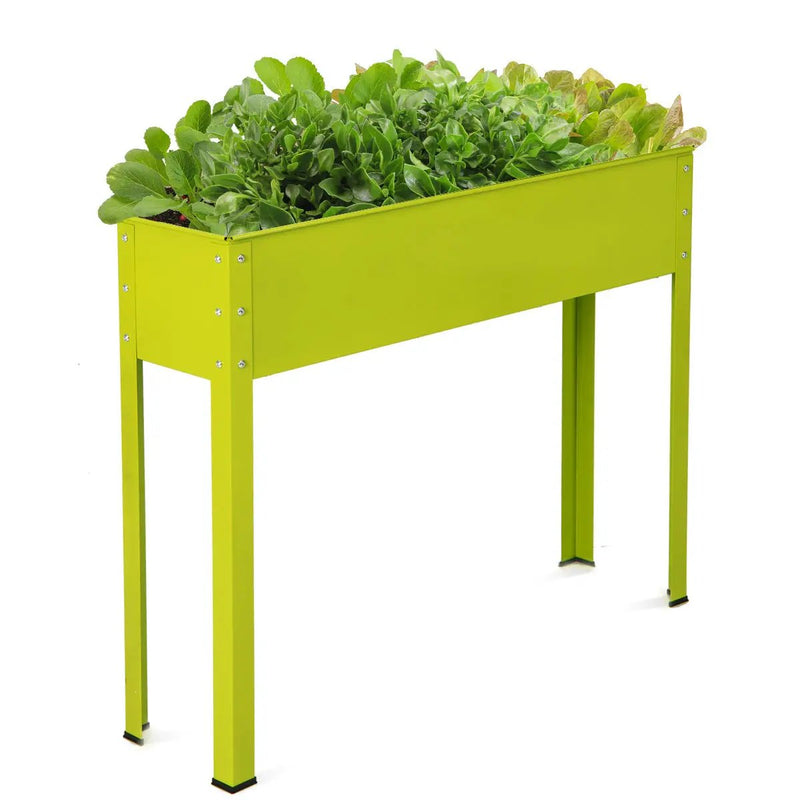 Metal Raised Garden Bed with Legs and Drainage Hole-40 x 11 x 31.5 inches by DirectDeals