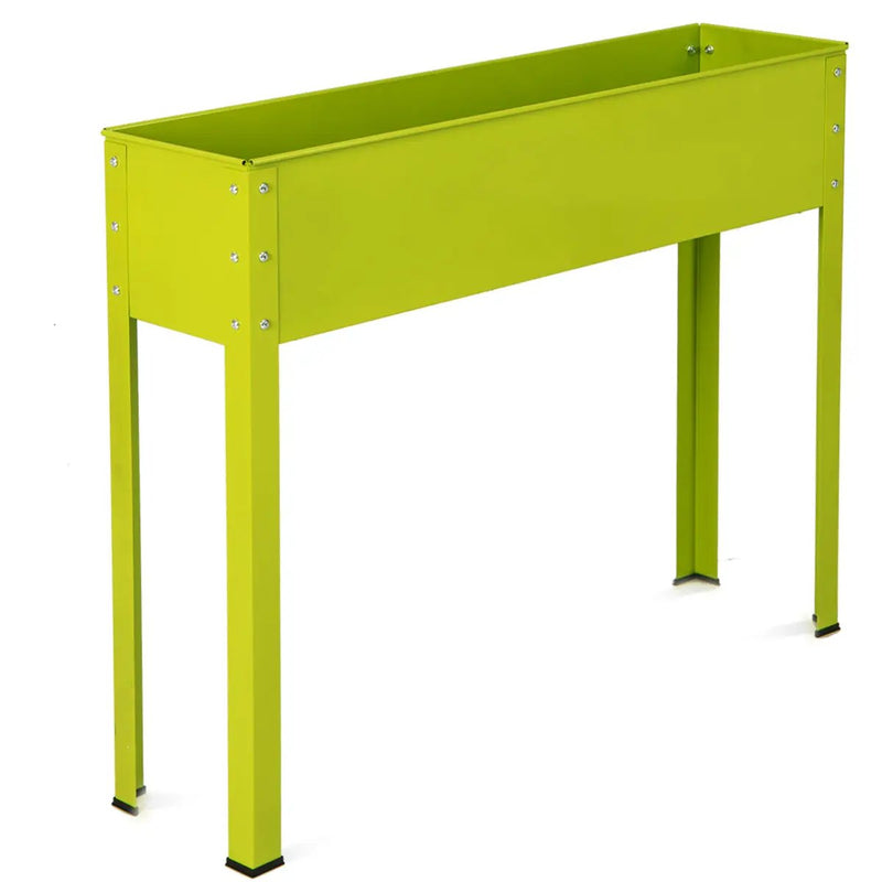 Metal Raised Garden Bed with Legs and Drainage Hole-40 x 11 x 31.5 inches by DirectDeals