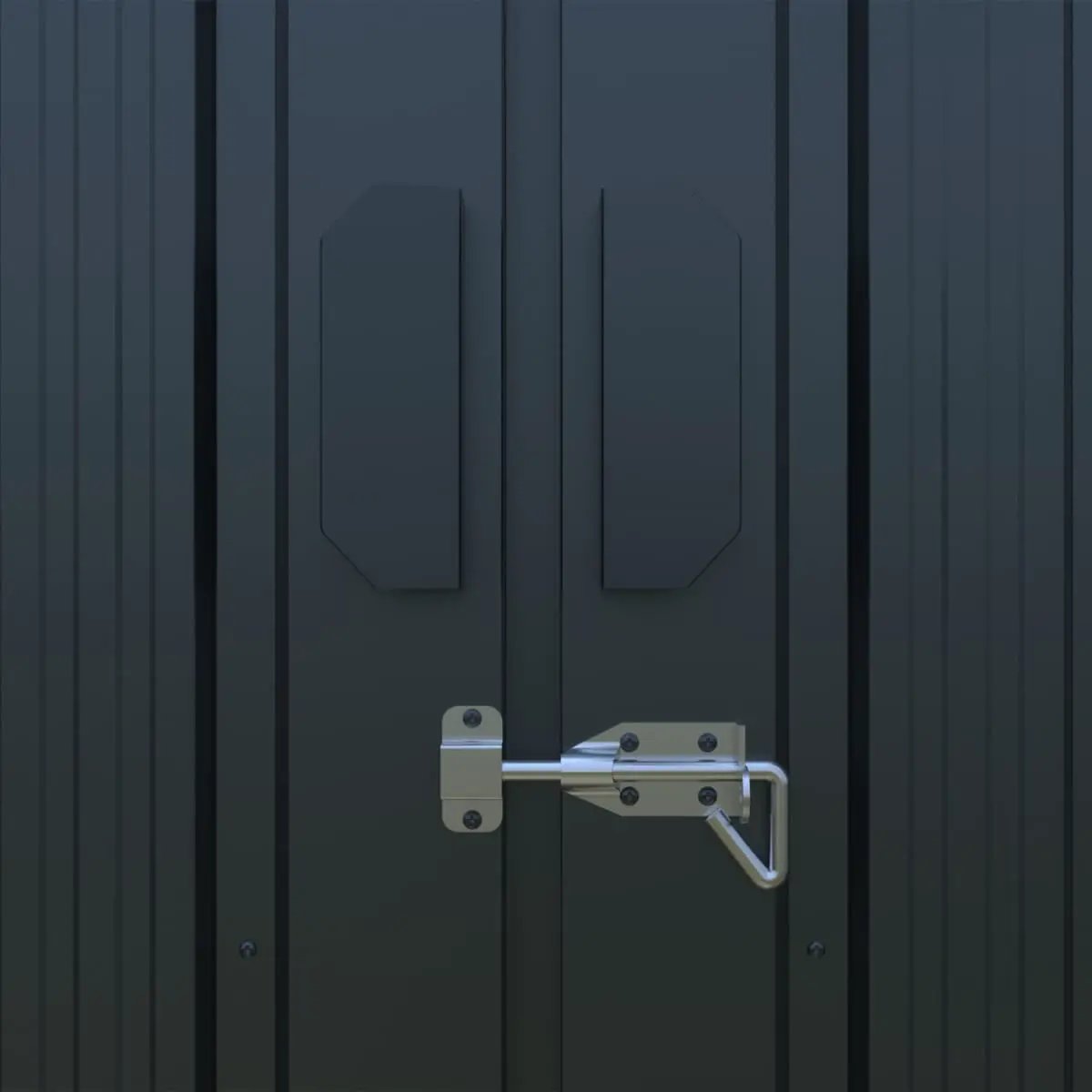 13'x20' Plus Upgraded Metal Shed w/ Double Front Doors & Side Entry Door by Chery Industrial