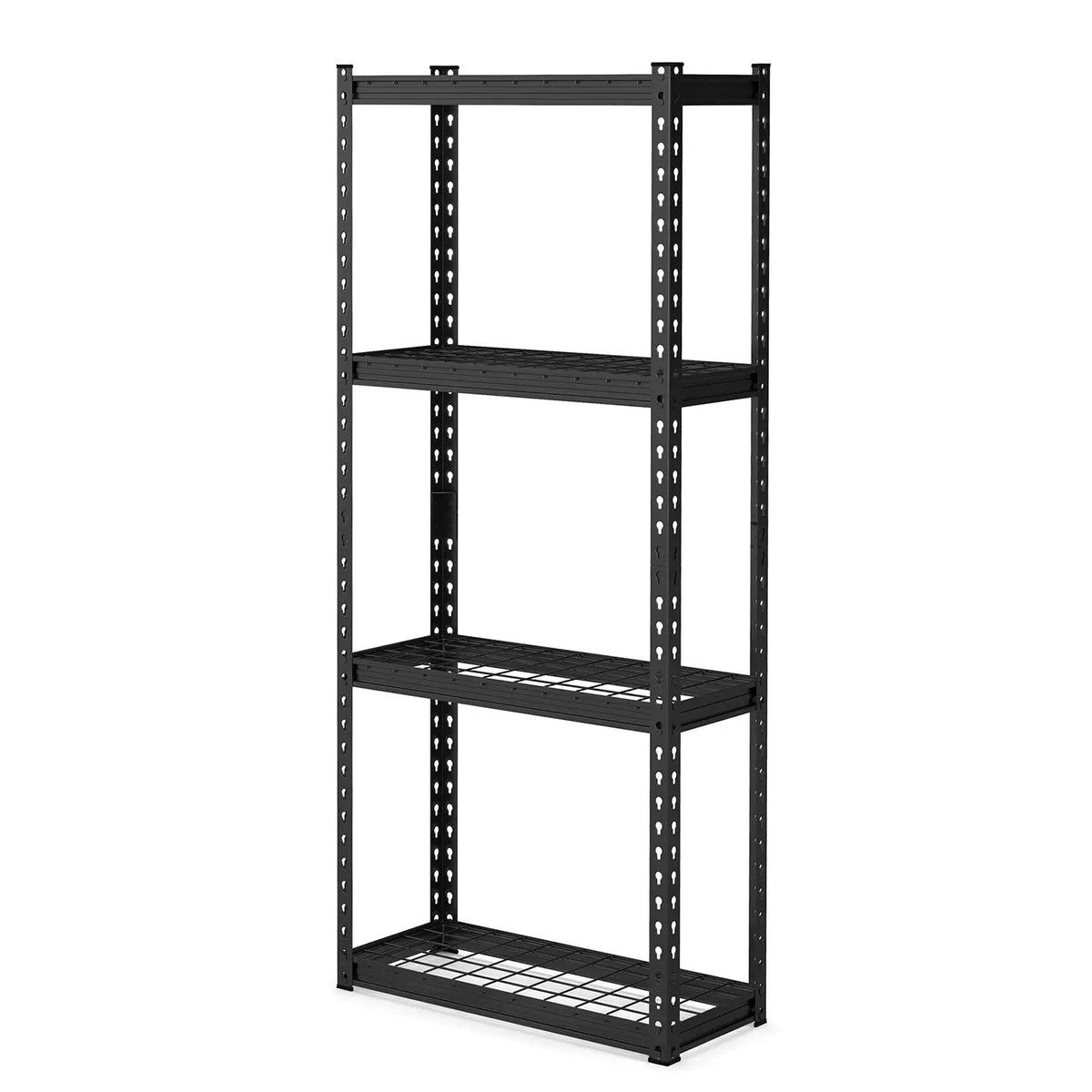 4-Tier Metal Shelving Unit with Anti-slip Foot Pad and Anti-tipping Device, photo 6 of 14