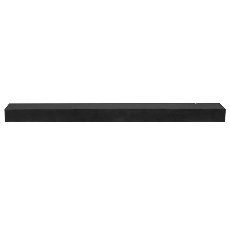 Smooth Solid Floating Timber Fireplace Mantel Shelf by Dogberrycollections