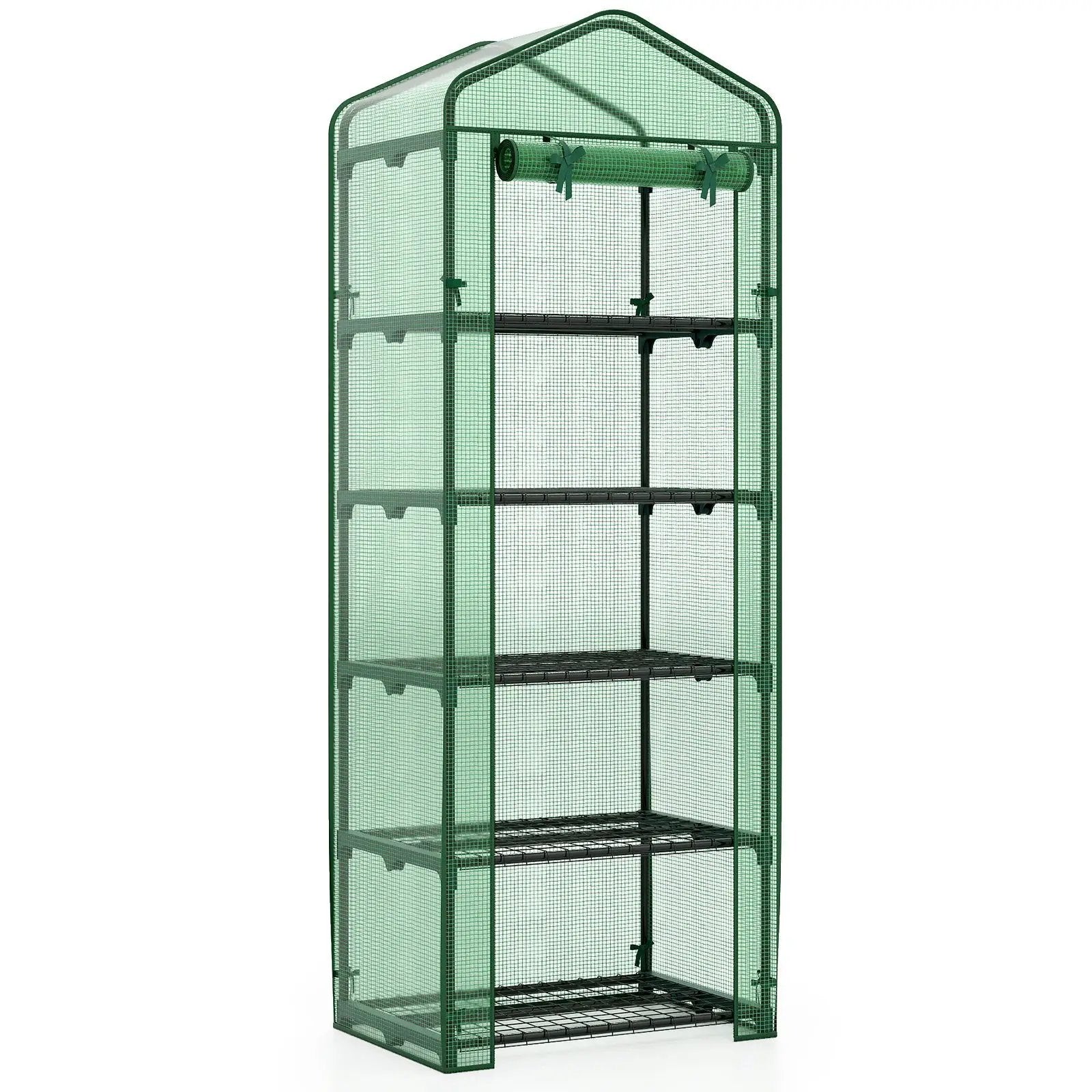 Mini Greenhouse Portable Plant Grow House with 5 Tier Shelves by DirectDeals