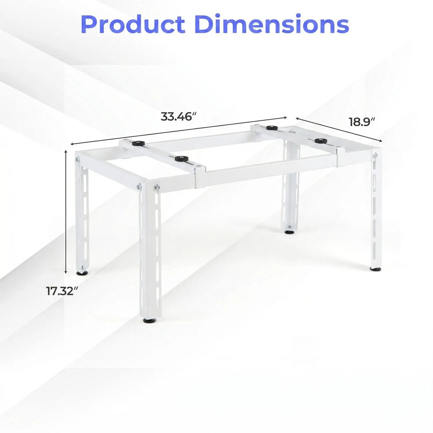 Mini Split Ground Stand Adjustable for 9000-36000 BTU Ductless Air Conditioners Heat Pump by DirectDeals