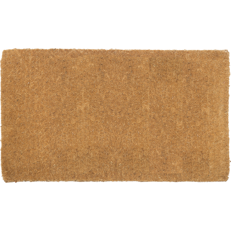 Minimalist Natural Coir Doormat by Fab Habitat