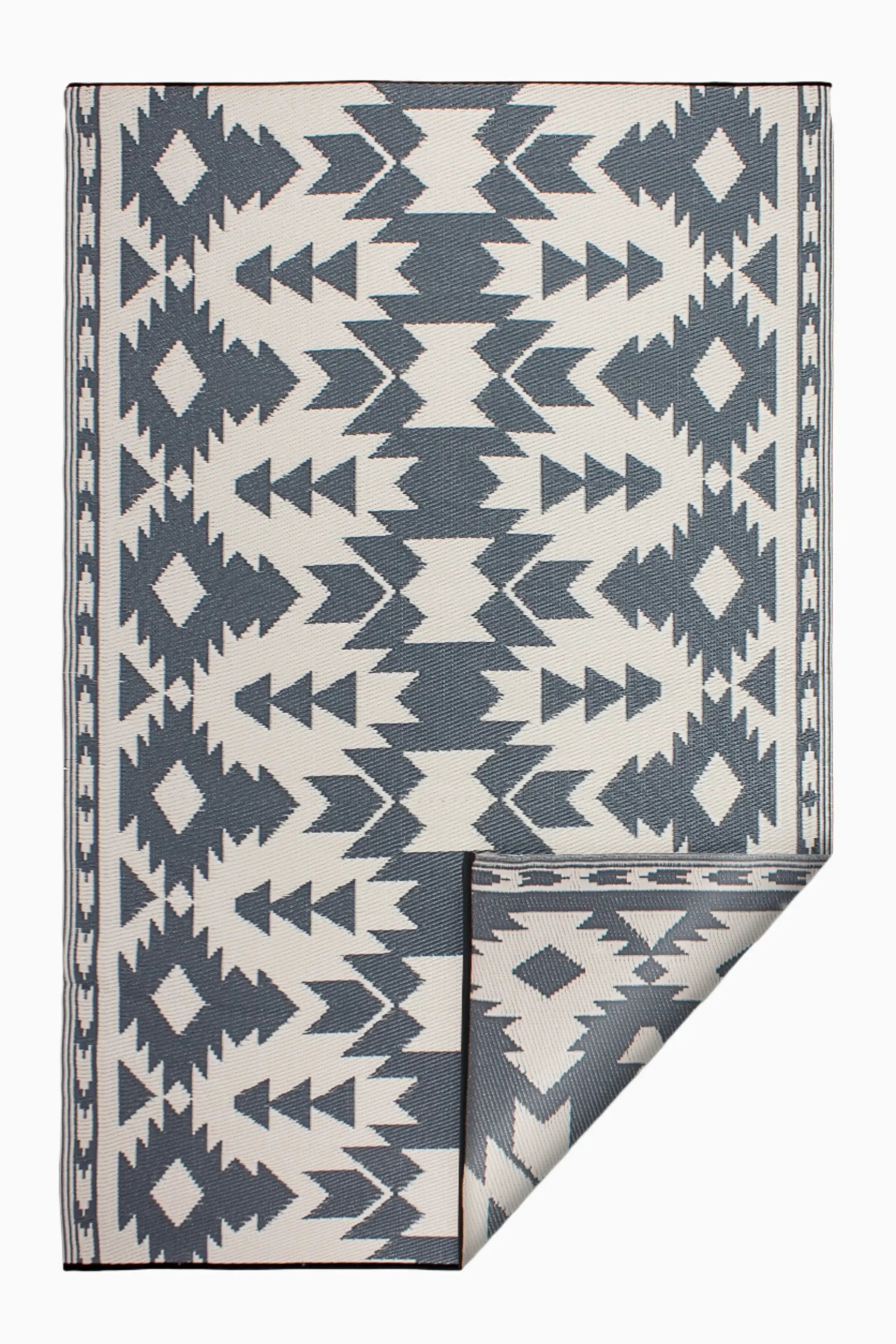 Miramar - Gray Outdoor Rug for Patio FINAL SALE by Fab Habitat