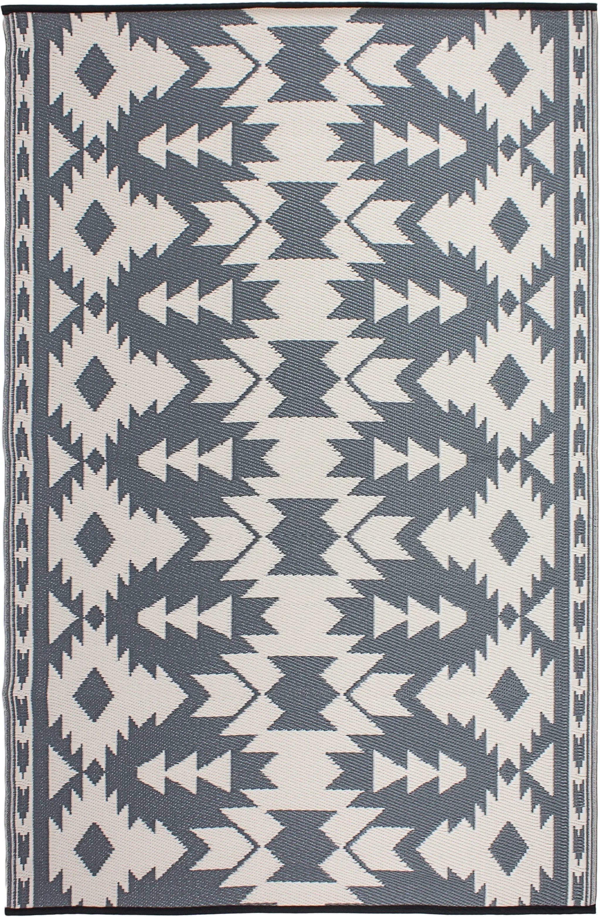 Miramar - Gray Outdoor Rug for Patio FINAL SALE by Fab Habitat
