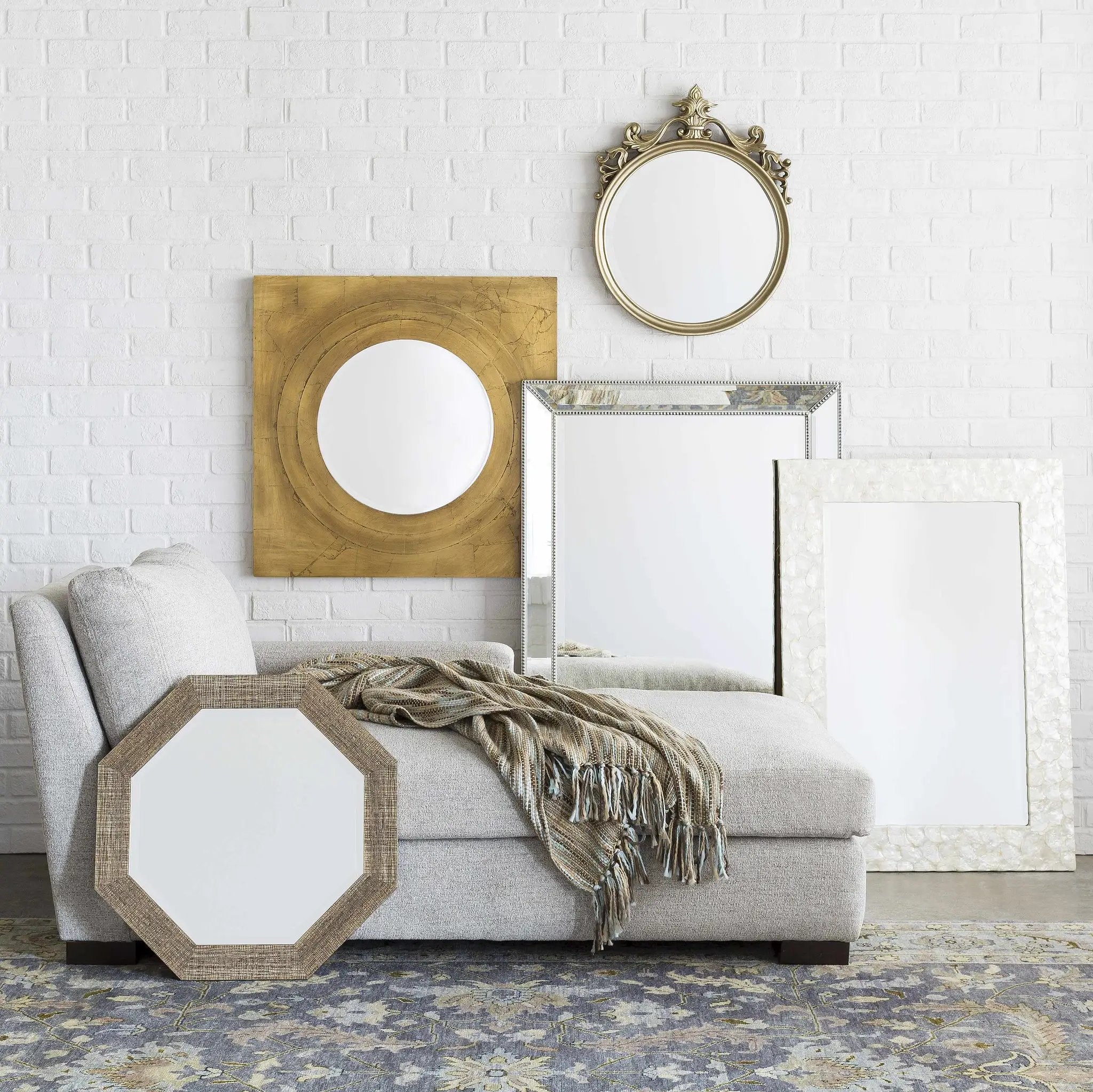 Hitoyoshi Mirror by Boutique Rugs